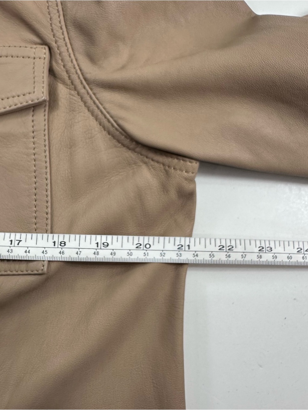 Banana Republic Heritage Collection Tan Leather Utility Jacket - Picture 8 of 10